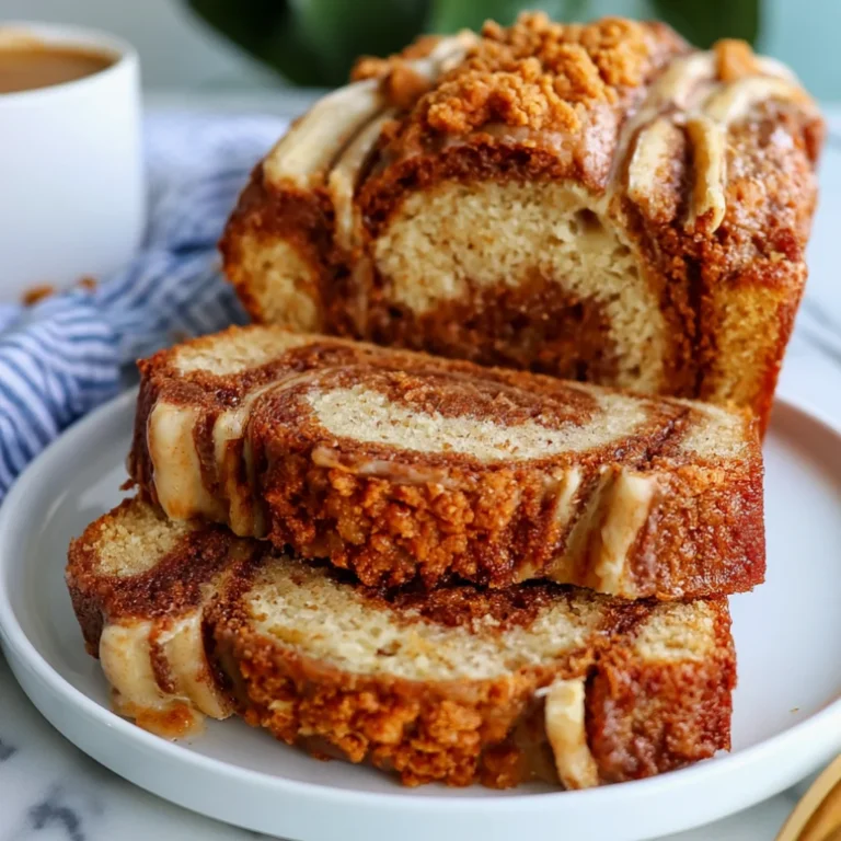 Biscoff banana bread