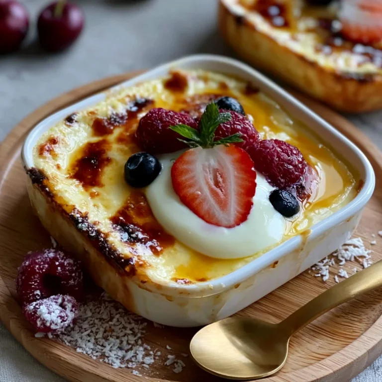 Delicious Baked Yogurt
