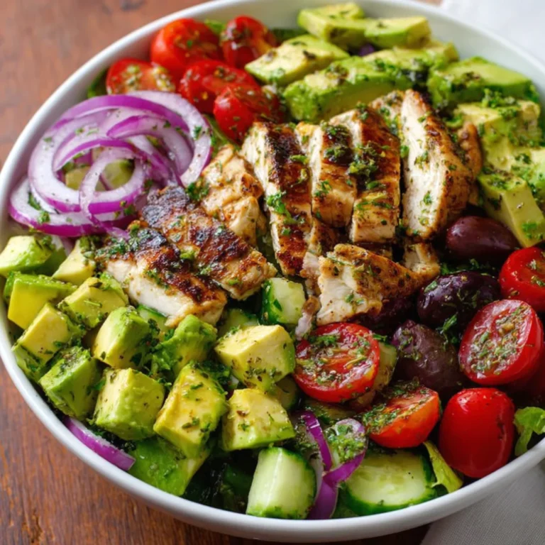 Grilled Chicken Avocado Salad