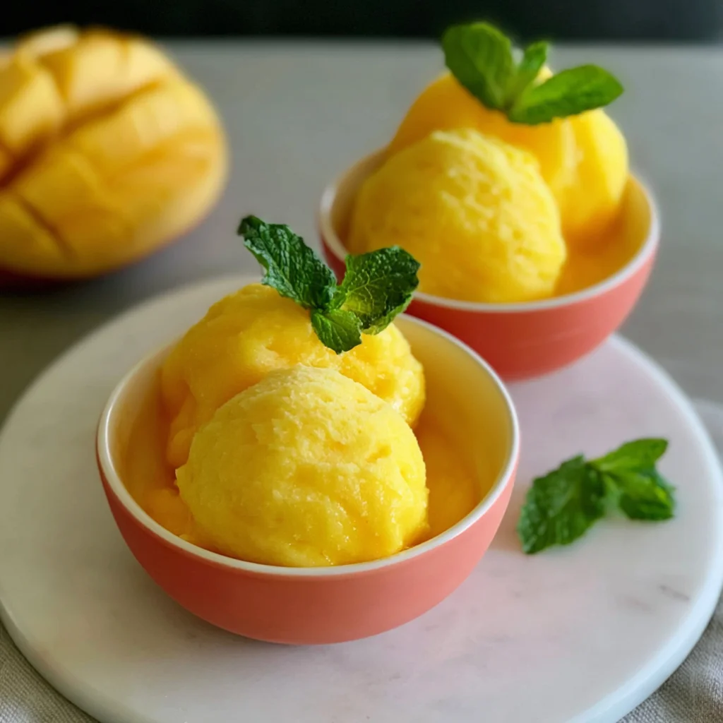 Mango Sorbet