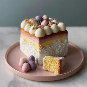 Pretty Sugar Decorated Cake