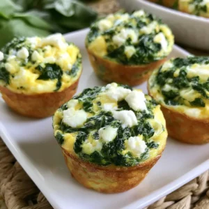 Spinach and Feta Egg Cups