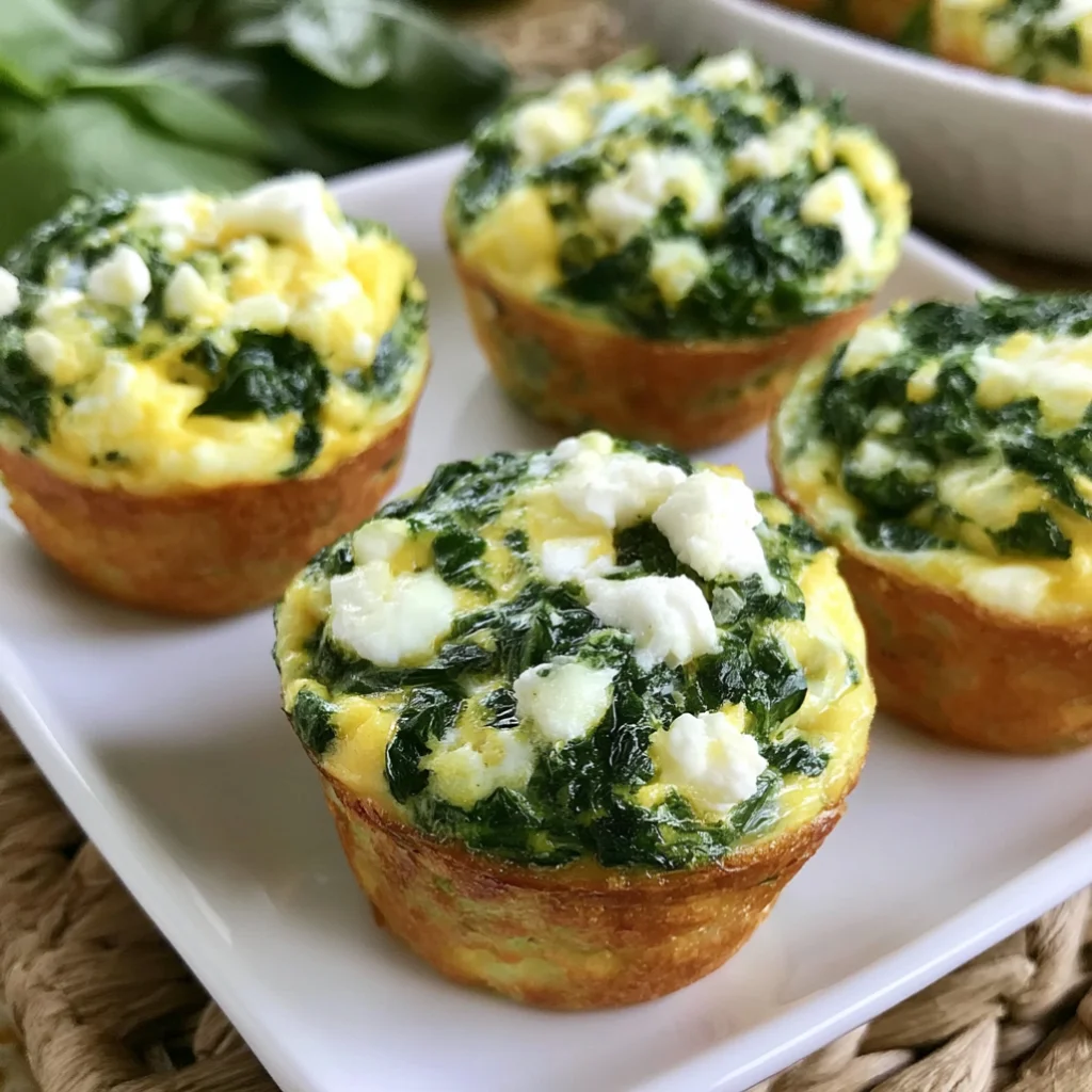 Spinach and Feta Egg Cups