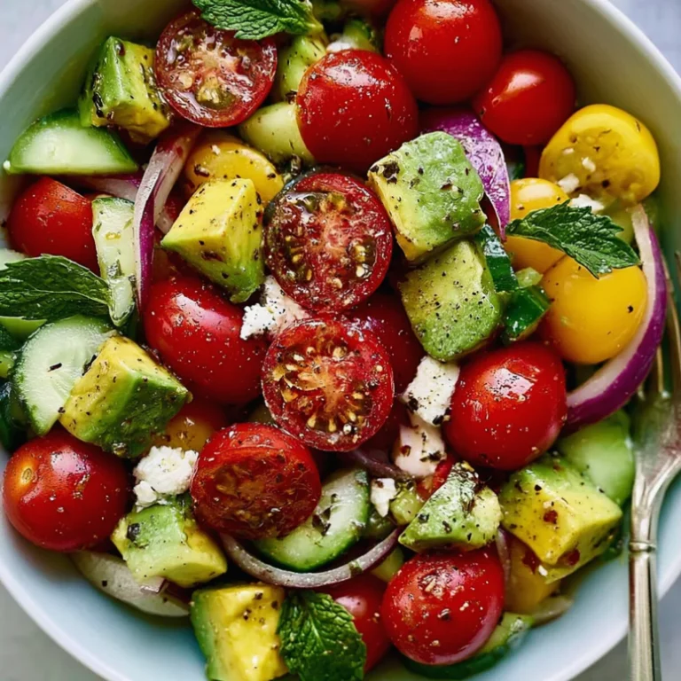 Easy and Delicious Avocado Summer Salad