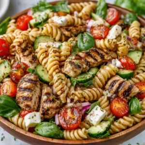 Easy and Delicious Mouthwatering Balsamic Chicken Pasta Salad