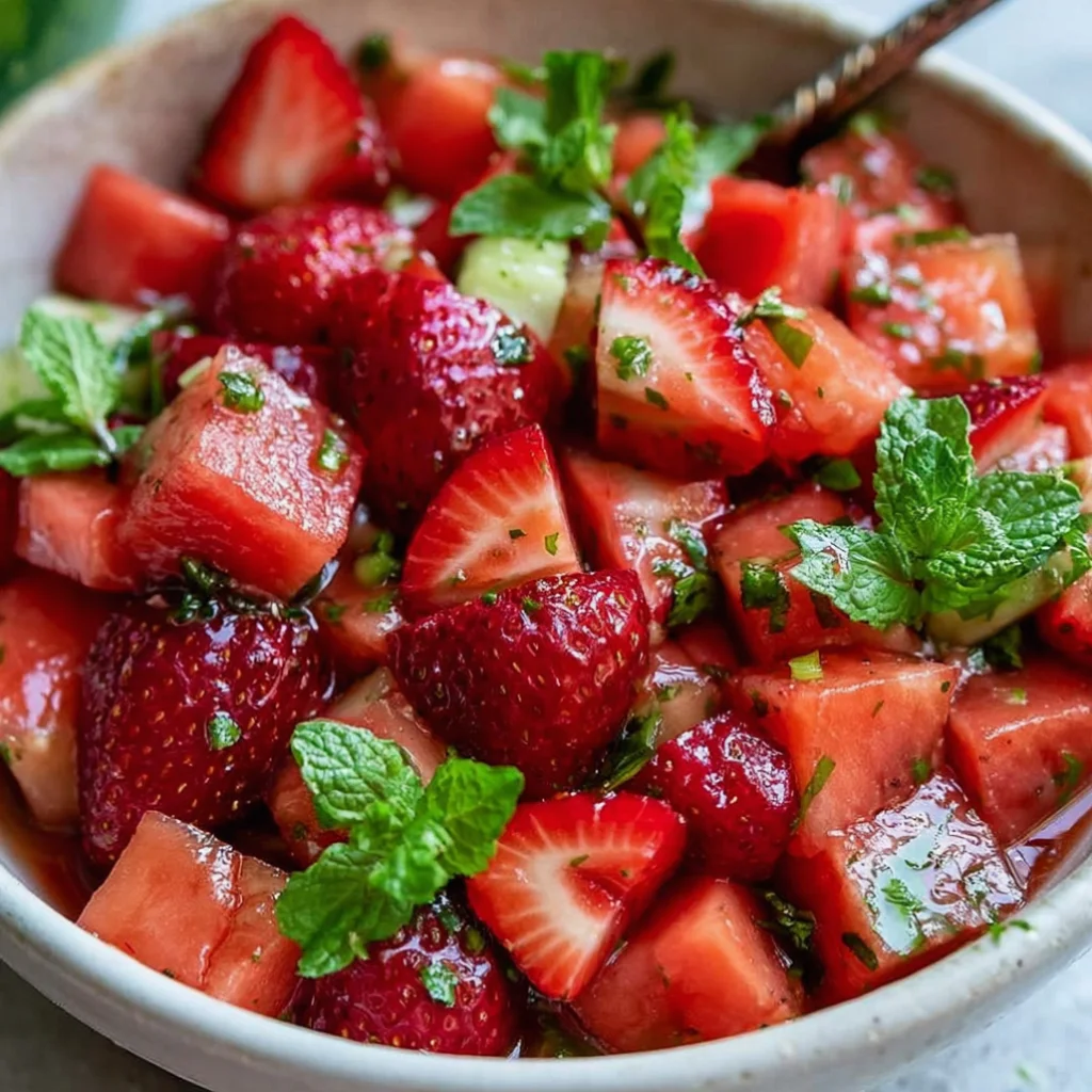 strawberry watermelon salad