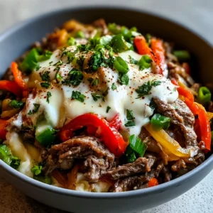 Savory Keto Philly Cheesesteak Bowls for Quick Satisfying Meals